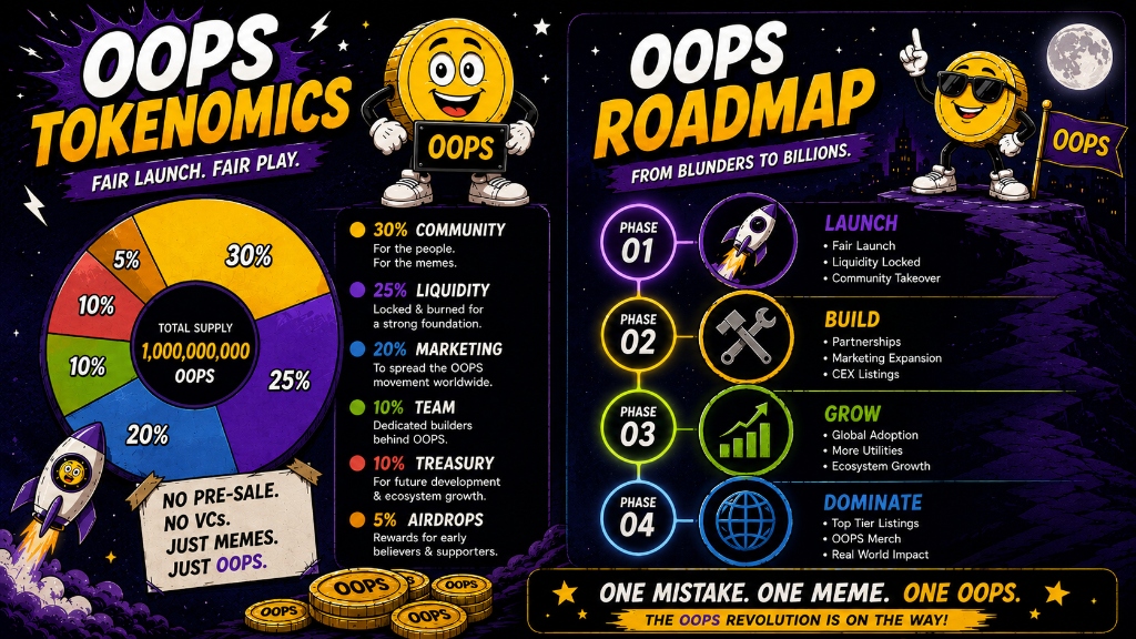 OOPS Tokenomics & Roadmap